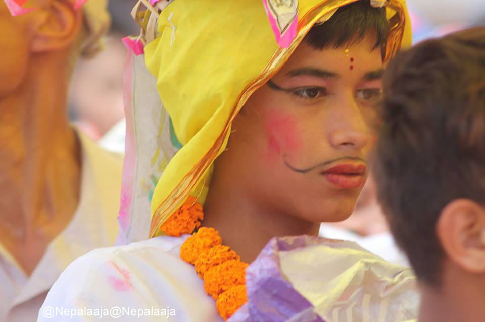 भक्तपुरमा गाईजात्राको घिन्ताङघिसी नाच बिहिबारबाट सुरु