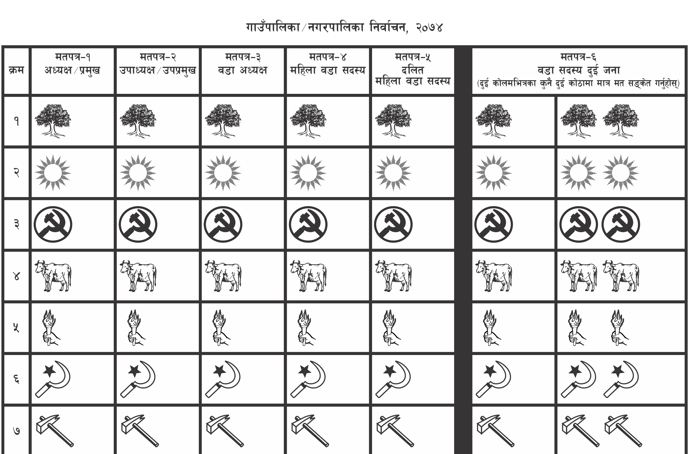 अलग-अलग मतपत्र छापिने, अर्बौंको भार, मतदान झन्झटिलो