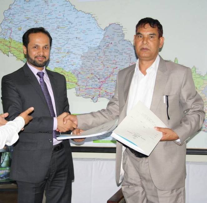 पाचँ बर्षे एकिकृत बिकास परियोजनाको सम्झौतामा हस्ताक्षर