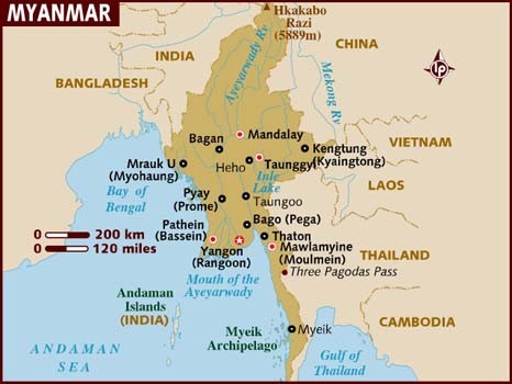 उत्तरी म्यानमारमा भएको आतङ्ककारी आक्रमणमा पाँचको मृत्यु