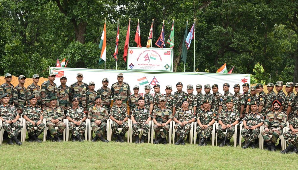 नेपाल भारत संयुक्त सैन्य अभ्यासको प्रधानसेनापति क्षत्रीद्वारा निरीक्षण