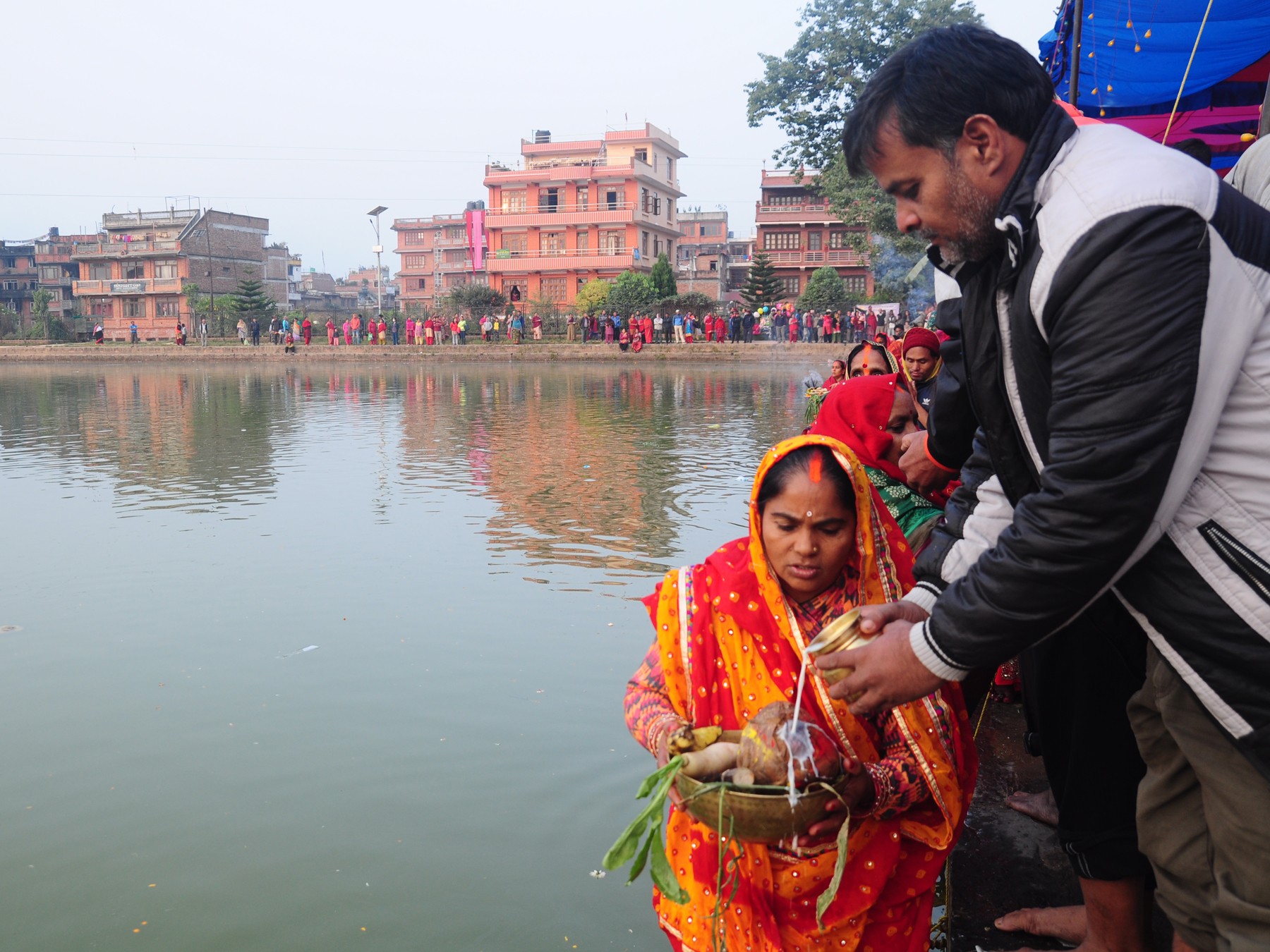 छठमा झण्डा गाड्न गएका युवकलाई जब पोखरीले निल्यो