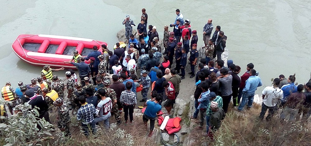 त्रिशूलीमा सवारी दुर्घटनाः ३ वर्षमा ४२ को मृत्यु, १८ बेपत्ता, बेपत्ता फेला पर्दैनन्