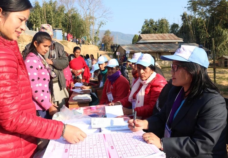 ६५ प्रतिशत मतदान, कहाँ कति खस्यो