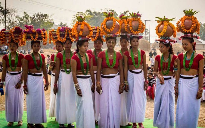 थारु समुदायको नयाँबर्ष माघी पर्व