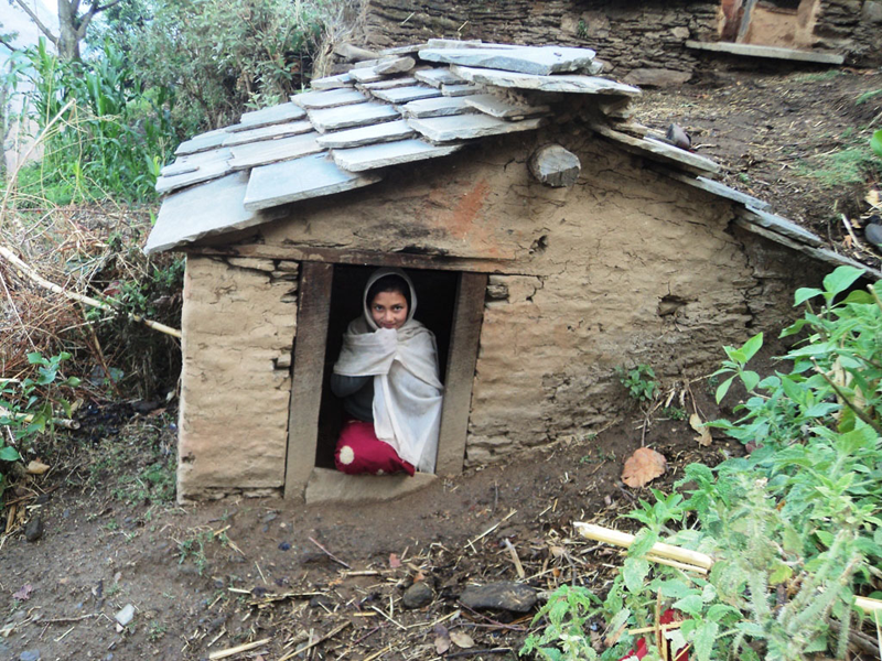 छाउपडी प्रथा डरलाग्दो अवस्थामा: कर्णालीमा ५६ प्रतिशत महिला छाउगोठमा