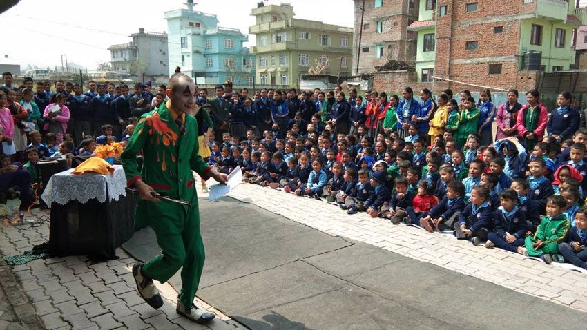 विश्व बाल रंगमञ्च दिवसमा नाटक प्रदर्शन