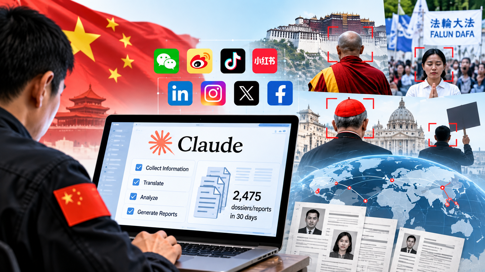 China-Linked Actors Used Claude AI to Monitor Dissidents, Religious Groups Abroad, Anthropic Finds