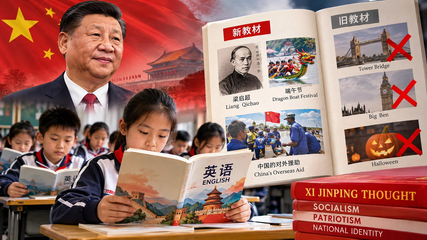 China’s Schools Go Red: Xi’s Ideology Enters Every Classroom