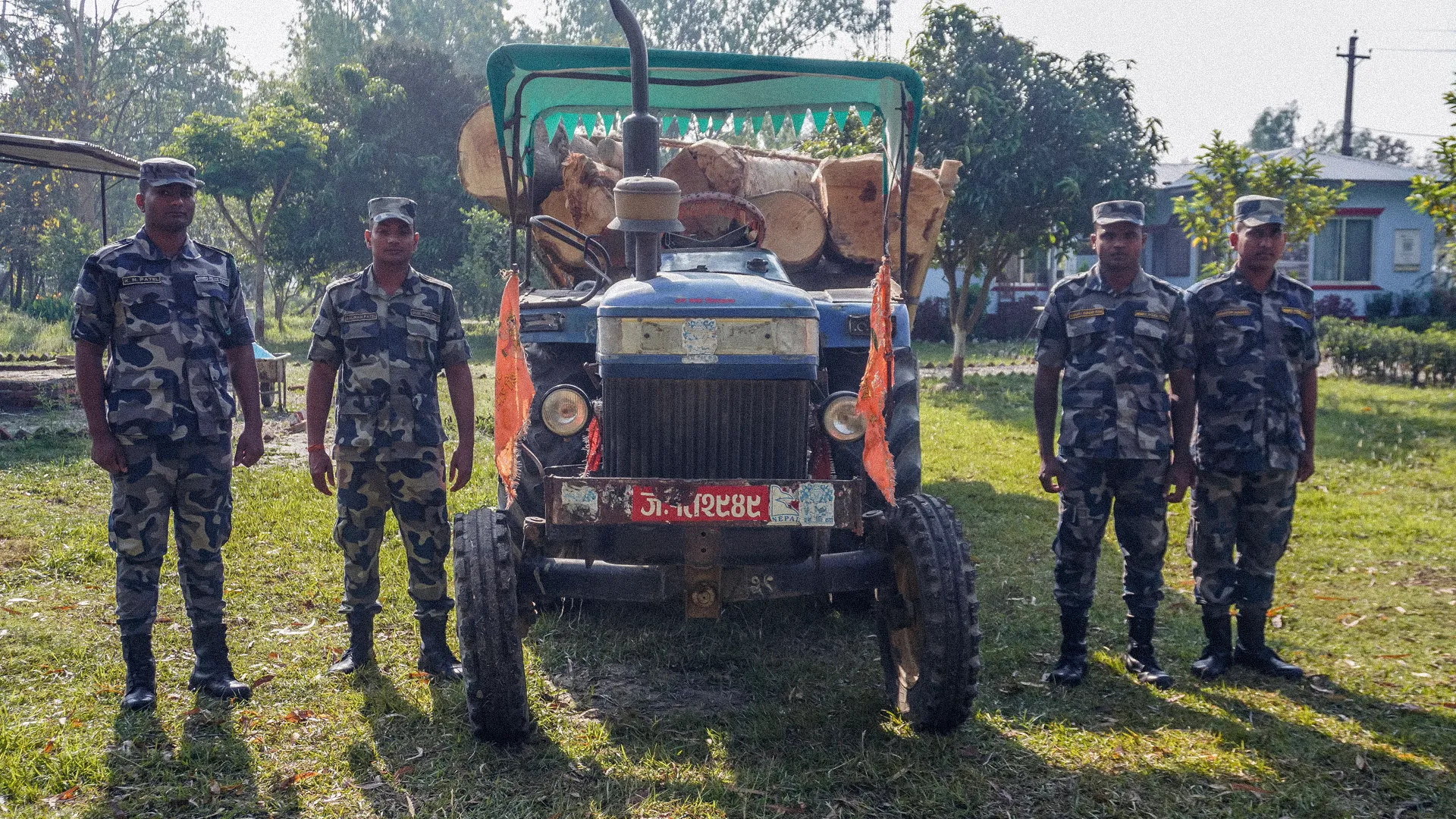 APF Seizes Illegal Timber Worth Over Eight Lakh in Jhapa, Sarlahi