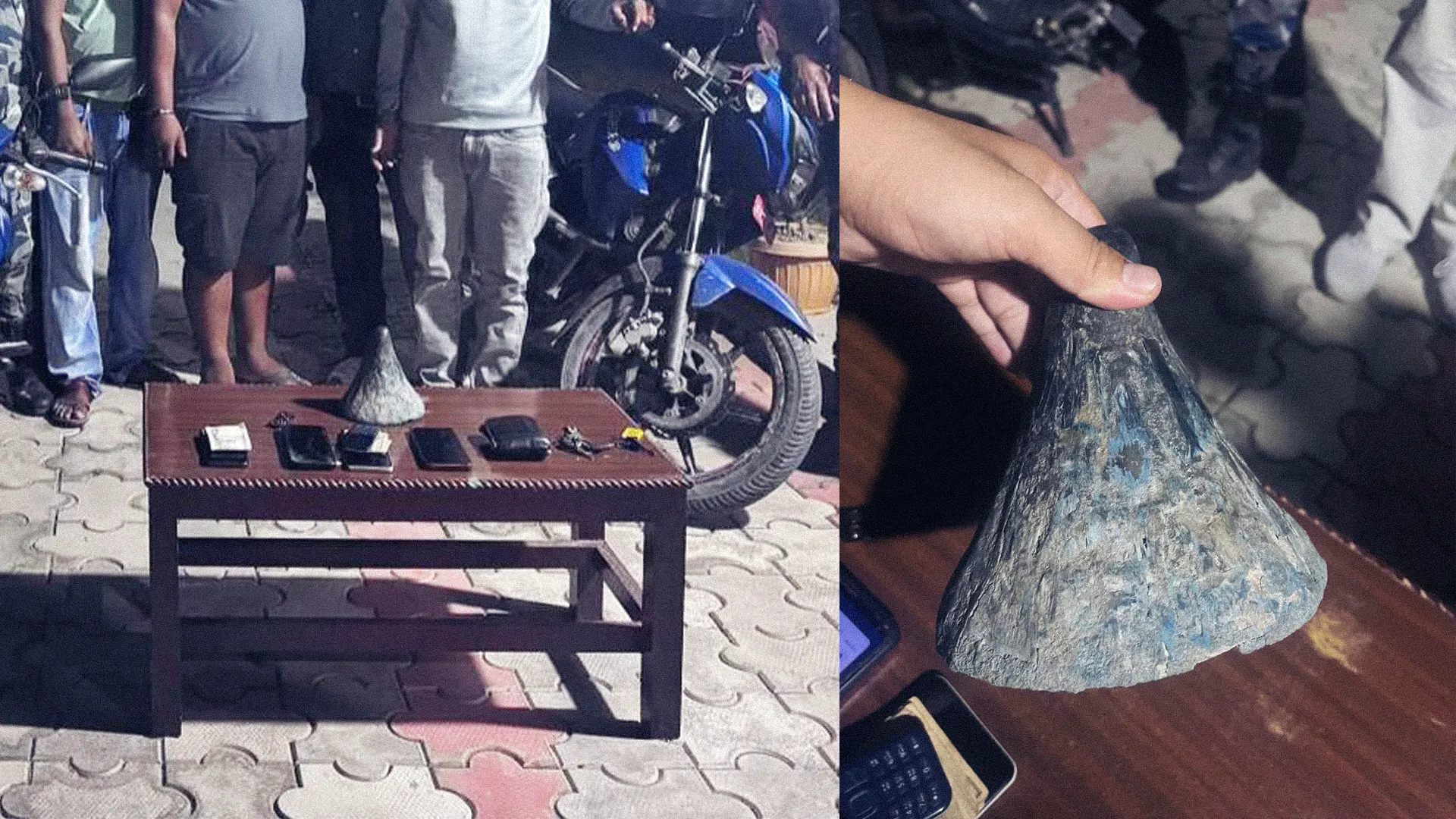 सुनसरी में गैंडे के सींग जैसे संदिग्ध वस्तु के साथ चार गिरफ्तार