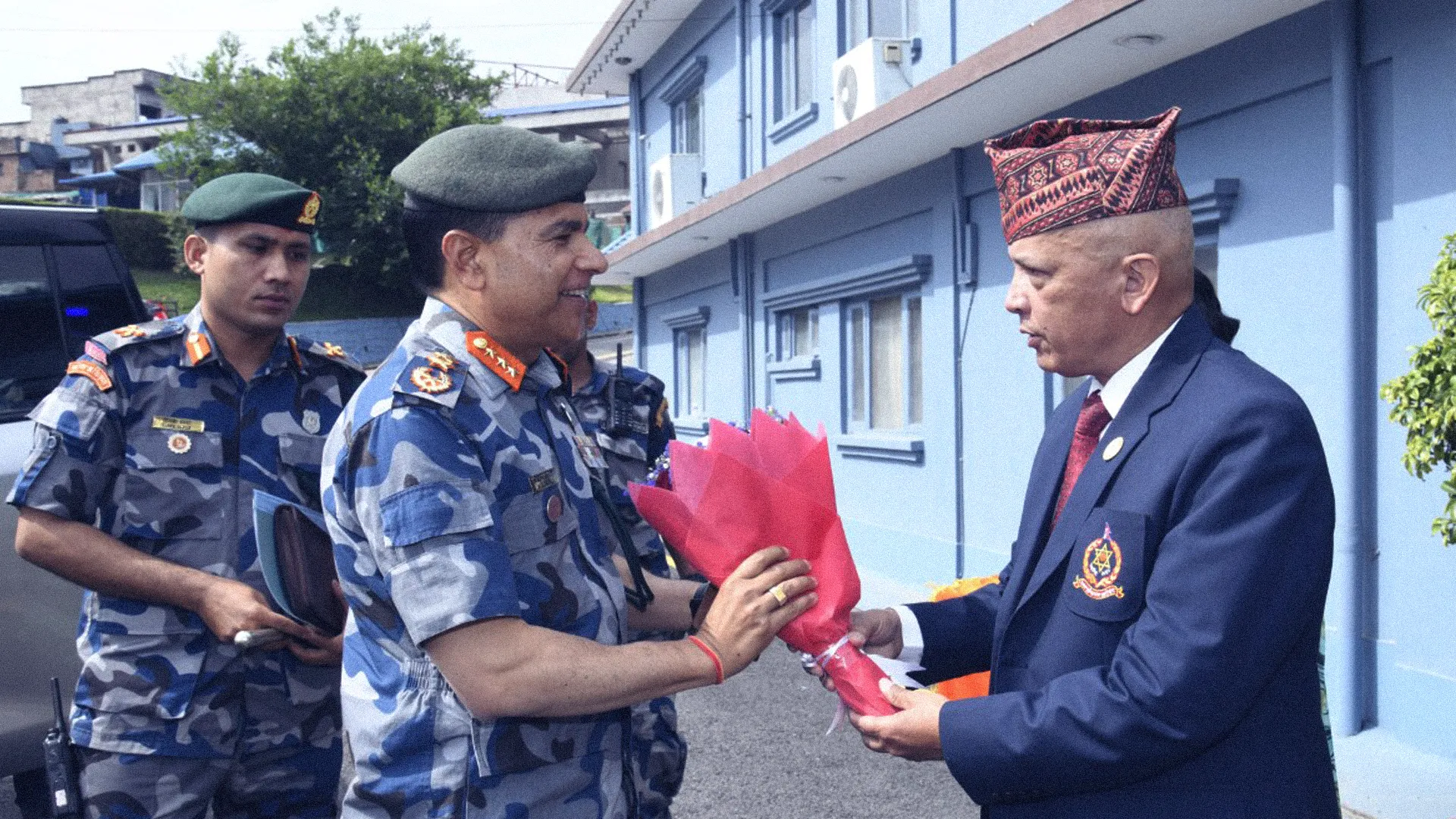 Former APF Association Welcomes New Inspector General Narayan Datta Paudel