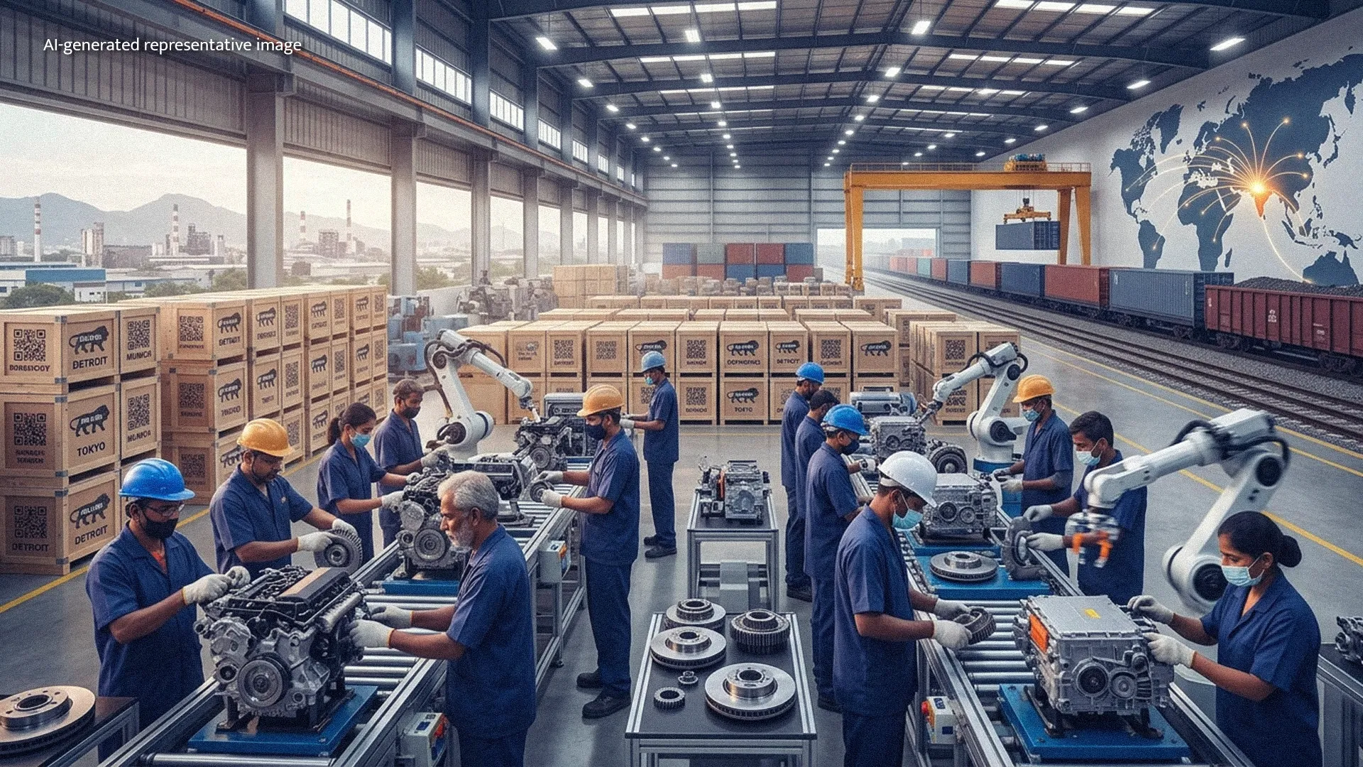 India Emerges as Global Auto Component Hub Amid Supply Chain Reshuffle