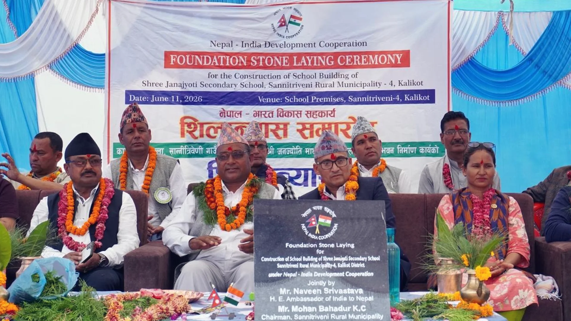 India Funds NPR 93 Million Educational Infrastructure Project in Kalikot to Enhance Local Learning