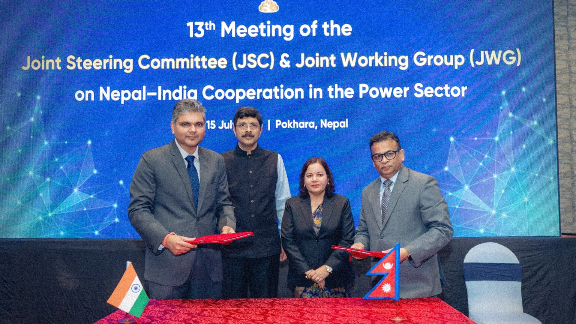 India and Nepal Hold Thirteenth Power Sector Cooperation Meetings in Pokhara