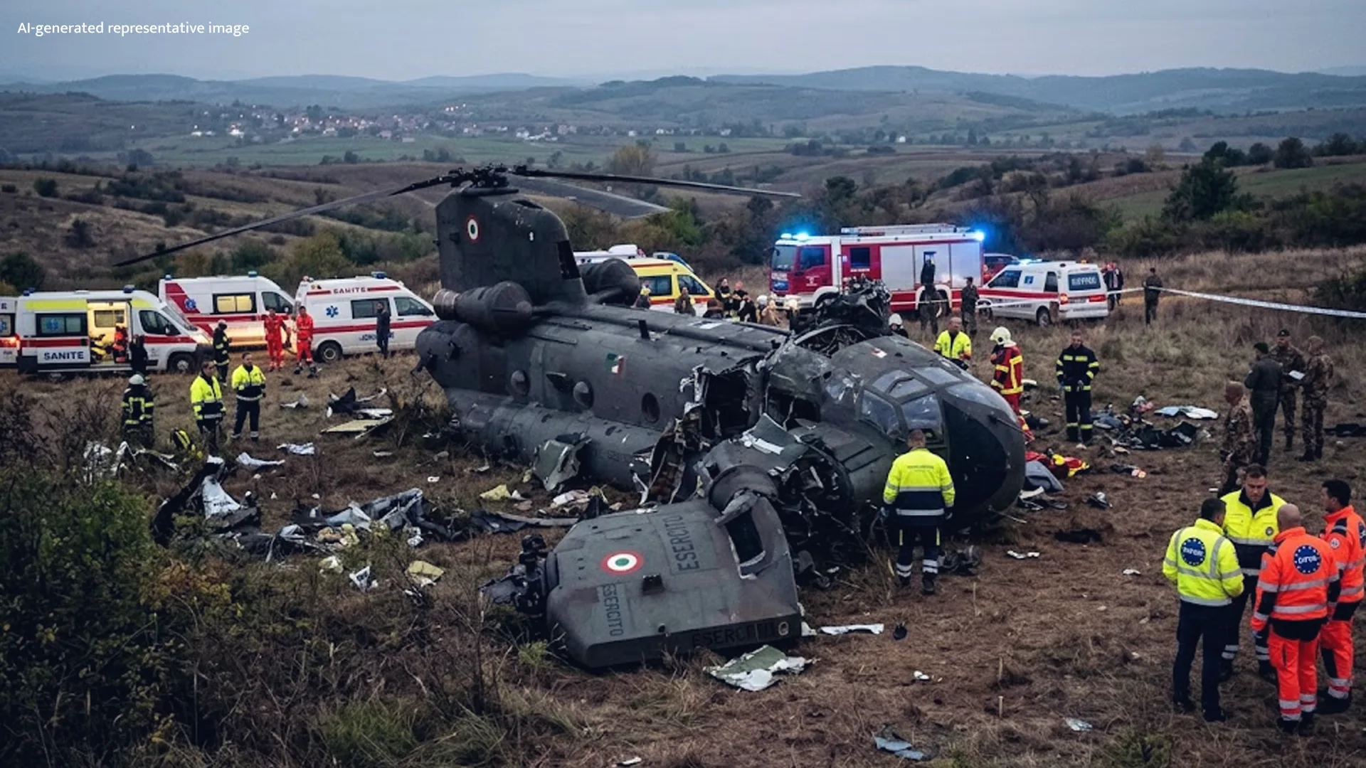 Tragedy in the Skies: Four Dead and 11 Injured as Italian Military Chopper Downed During Peacekeeping Drills in Bosnia