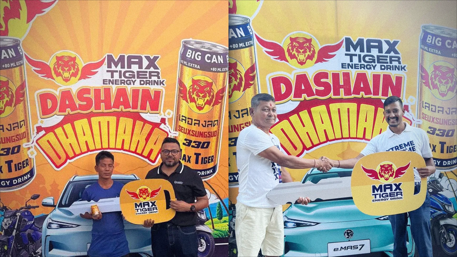 Max Tiger's 'Dashain Dhamaka' gets even more exciting as two more lucky winners take home a scooter and a motorcycle!