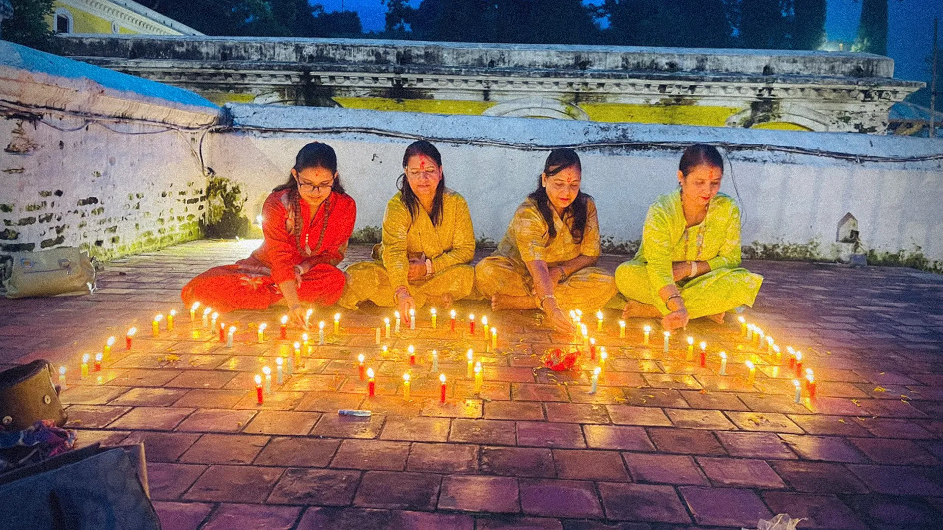 Mission Smile Nepal Lights Lamps at Pashupatinath on 9th Anniversary