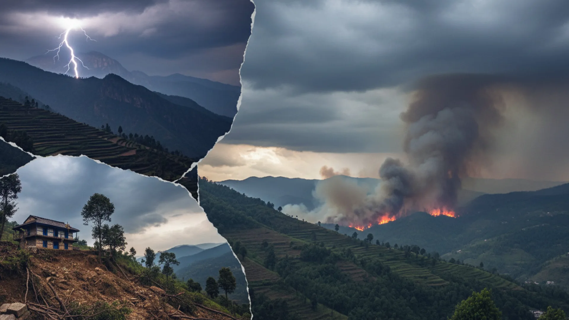 Nearly 500 Lives Lost to Disasters in Nepal Over the Past Year as Lightning and Fires Continue to Ravage Districts