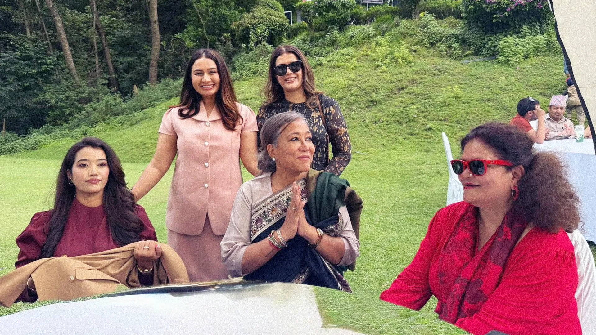 Golf Course Networking Between Sapana And Sabina: The Setting Balen Foiled!