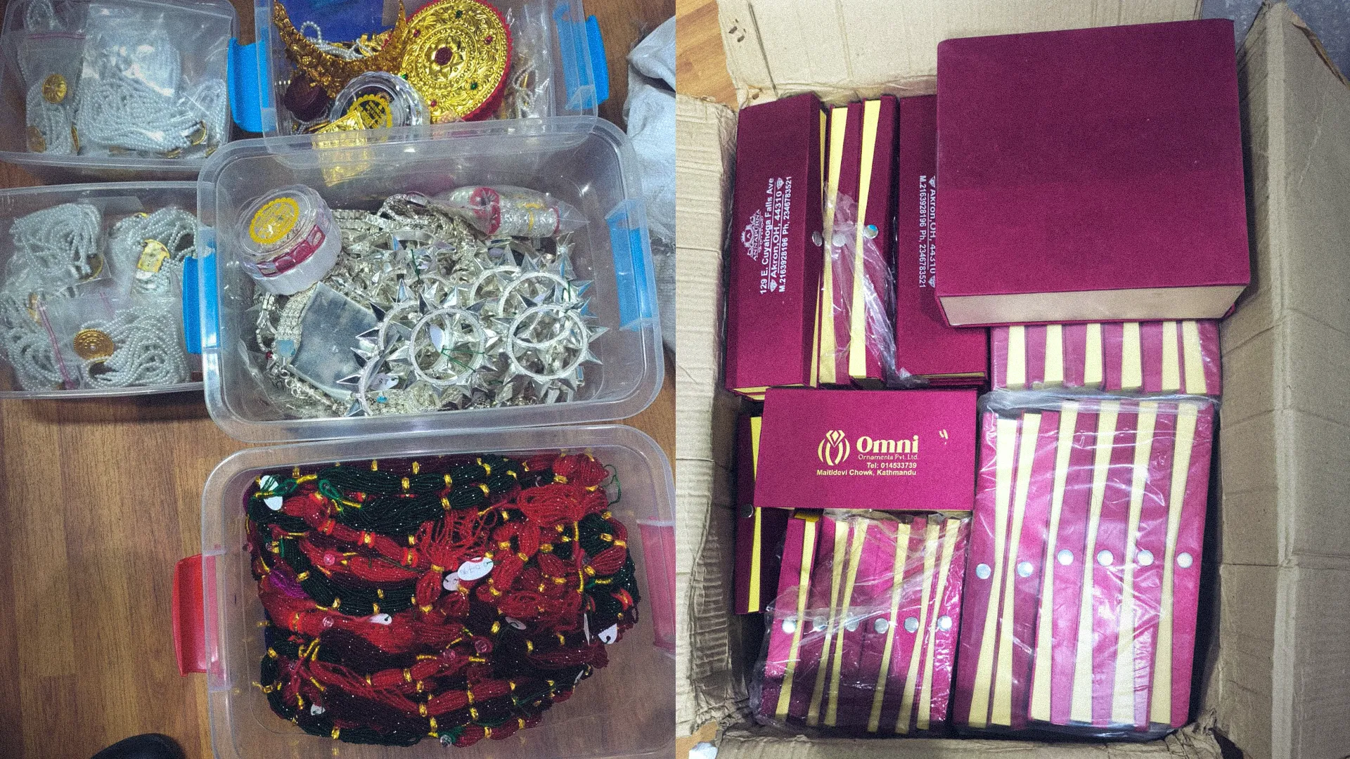 Two Arrested at Kathmandu Airport for Smuggling Fake Jewelry Shipments