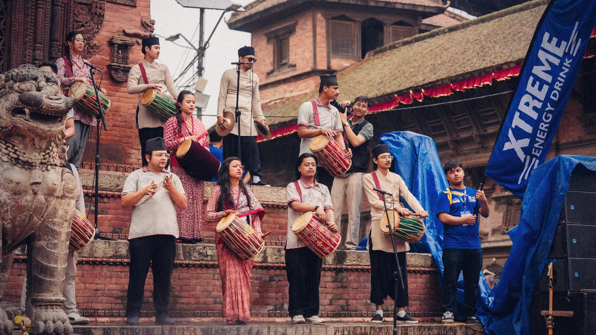 Xtreme Energy Drink And The Local Host Cultural Event For Indra Jatra