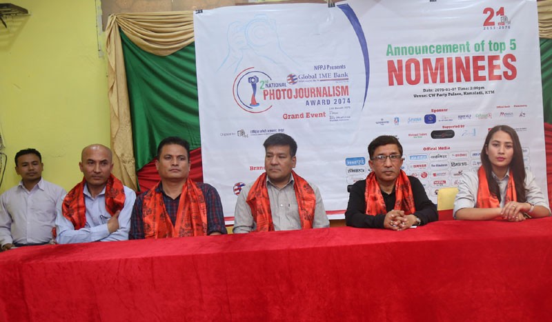 दोस्रो फोटो पत्रकारिता अवार्डका लागि ५ फोटो पत्रकार मनोनीत