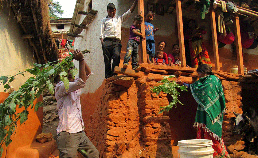 नयाँ वर्षमा सिस्नोले हानेर सत्कार