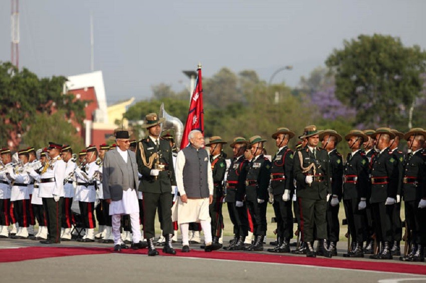 टुँडिखेलमा मोदीलाई १९ तोपको सलामीसहित गार्ड अफ् अनर