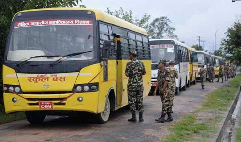 टीकाको दिन सेनाको निःशुल्क बस चल्ने