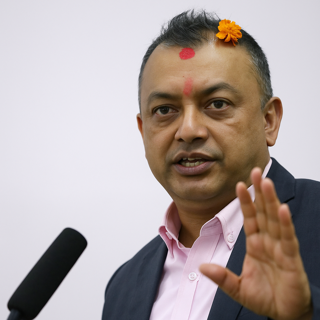 गगन थापाको फेसनको संकेत: सेकुलर नेताबाट हिन्दू राष्ट्रको सन्देश?
