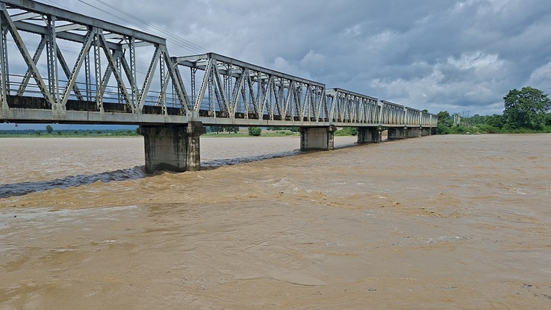 बाँकेको राप्ती किनारमा बाढीको खतरा