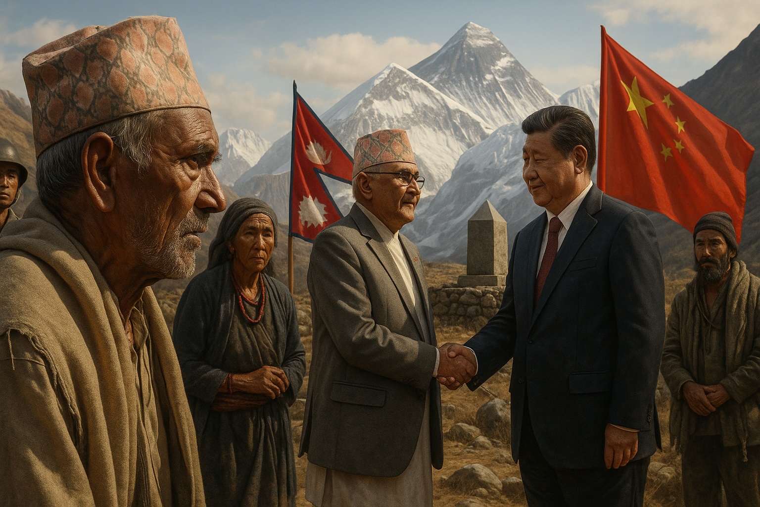 भूभाग गुमाएर मैत्रीको गीत? प्रधानमन्त्रीको चीन भ्रमण विवादमा