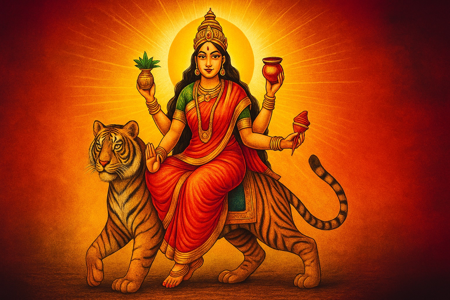 बडादसैंको चौथो दिन कुष्माण्डा देवीको पूजाआराधना!