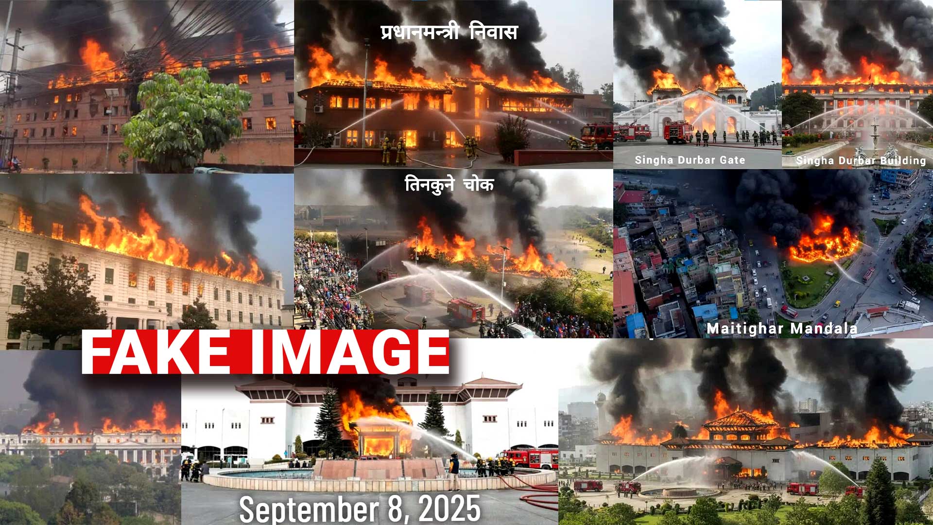दर्ता भएको टिकटकमै अराजकता: सांसद भवनदेखि सिंहदरबारमा आगलागी देखाउने भिडियो भाइरल
