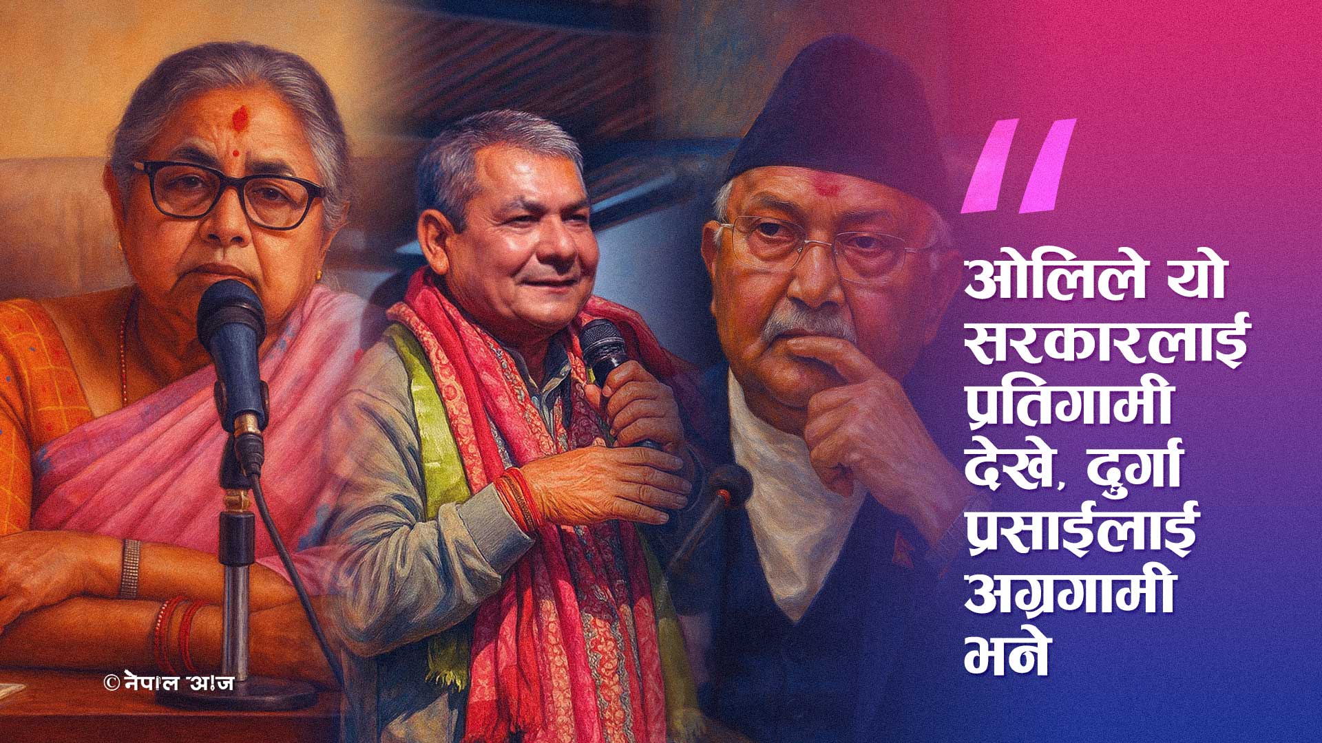 एमालेको सरकारविरोधी प्रदर्शनअघि ओलीको असन्तुष्टि: प्रसाईं ‘अग्रगामी’, सरकारले ‘प्रतिगामी’