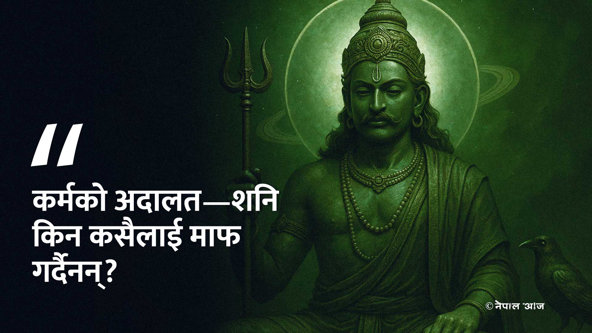 शनि असर रहस्य: गलत कर्मको मूल्य किन चुकाउनै पर्छ?