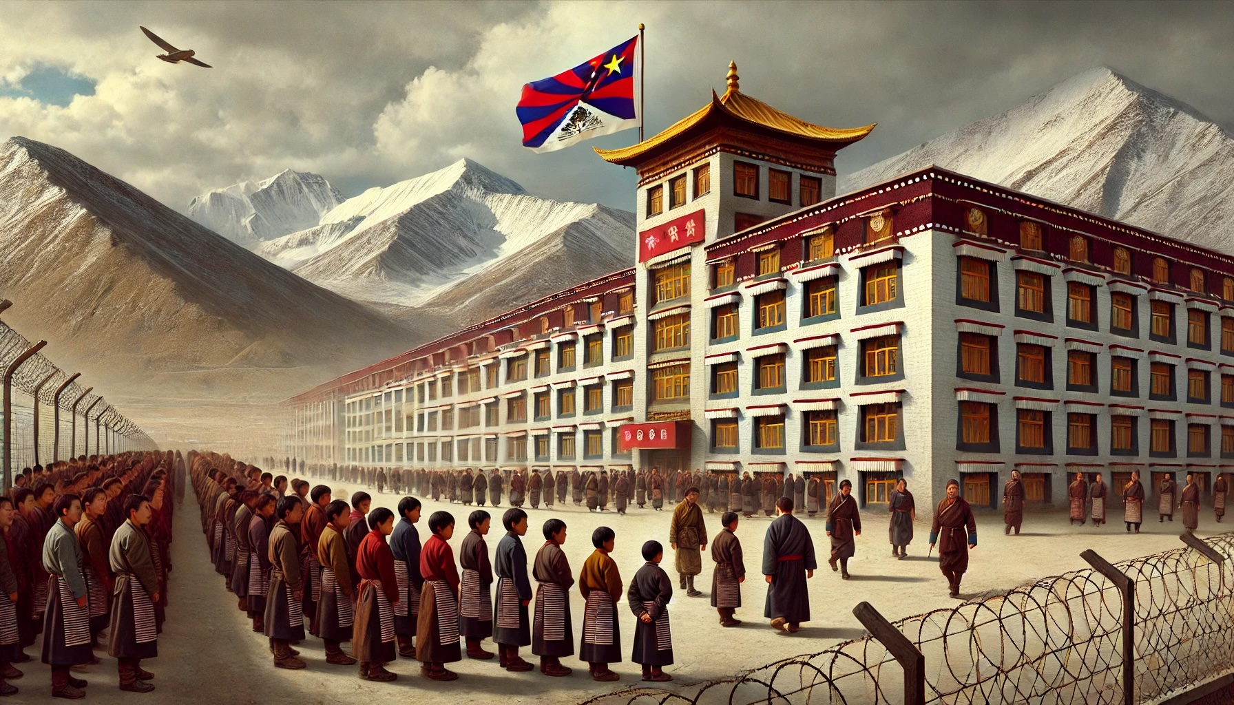 China's Forced Assimilation: Tibetan Children Compelled into State-Run "Colonial" Boarding Schools