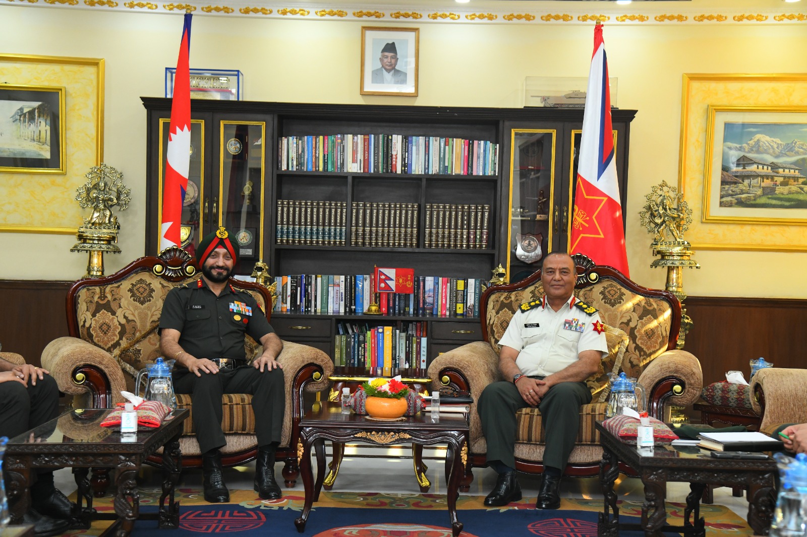 Indian General's Landmark Visit to Nepal: Major Military Talks & Veteran Support