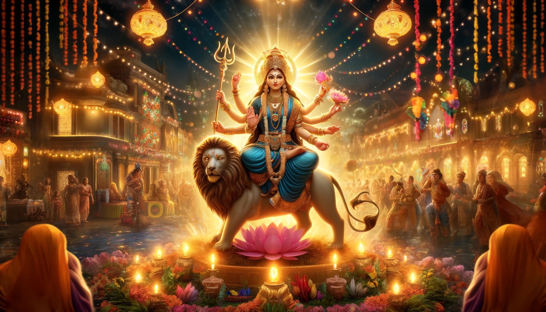 Day 4 of Navaratri: Worship of Goddess Kushmanda and Festive Vibes!