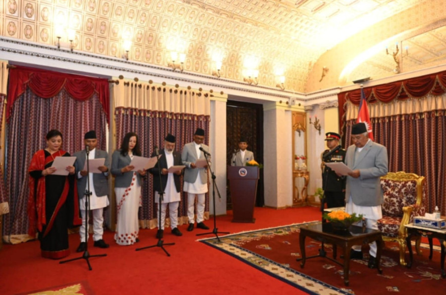 Five new ambassadors take oath of office