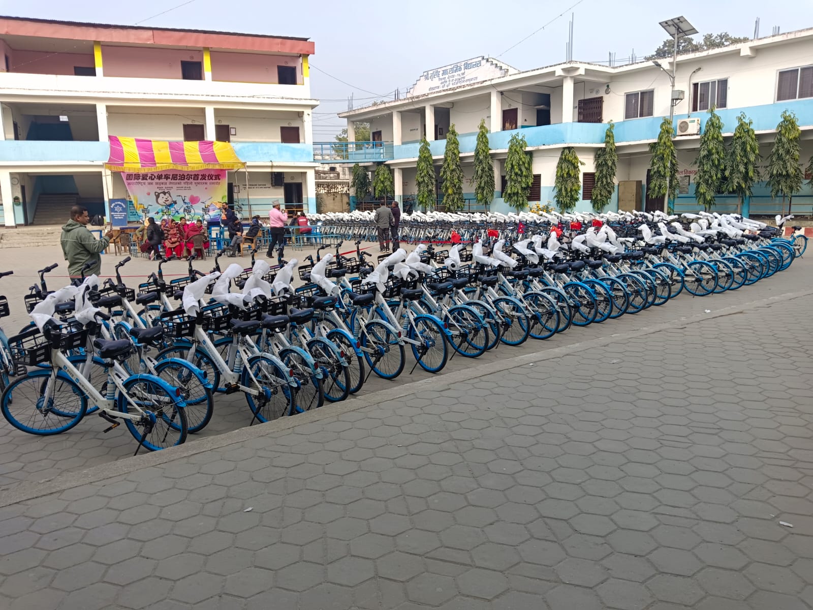 Chinese Embassy Accused of Distributing Old Bicycles in Madhesh