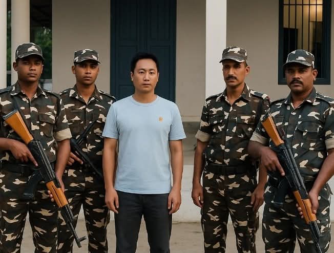 Caught Spying? Chinese Man Captured Taking Photos Near Indian Border