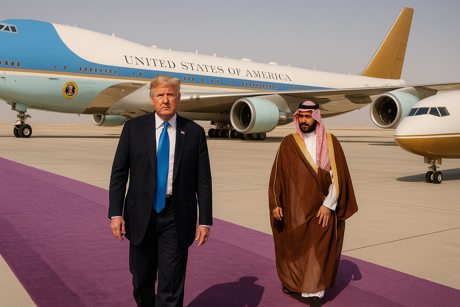 Inside Trump's High-Stakes Middle East Trip: Deals, Crises, and That Jet!