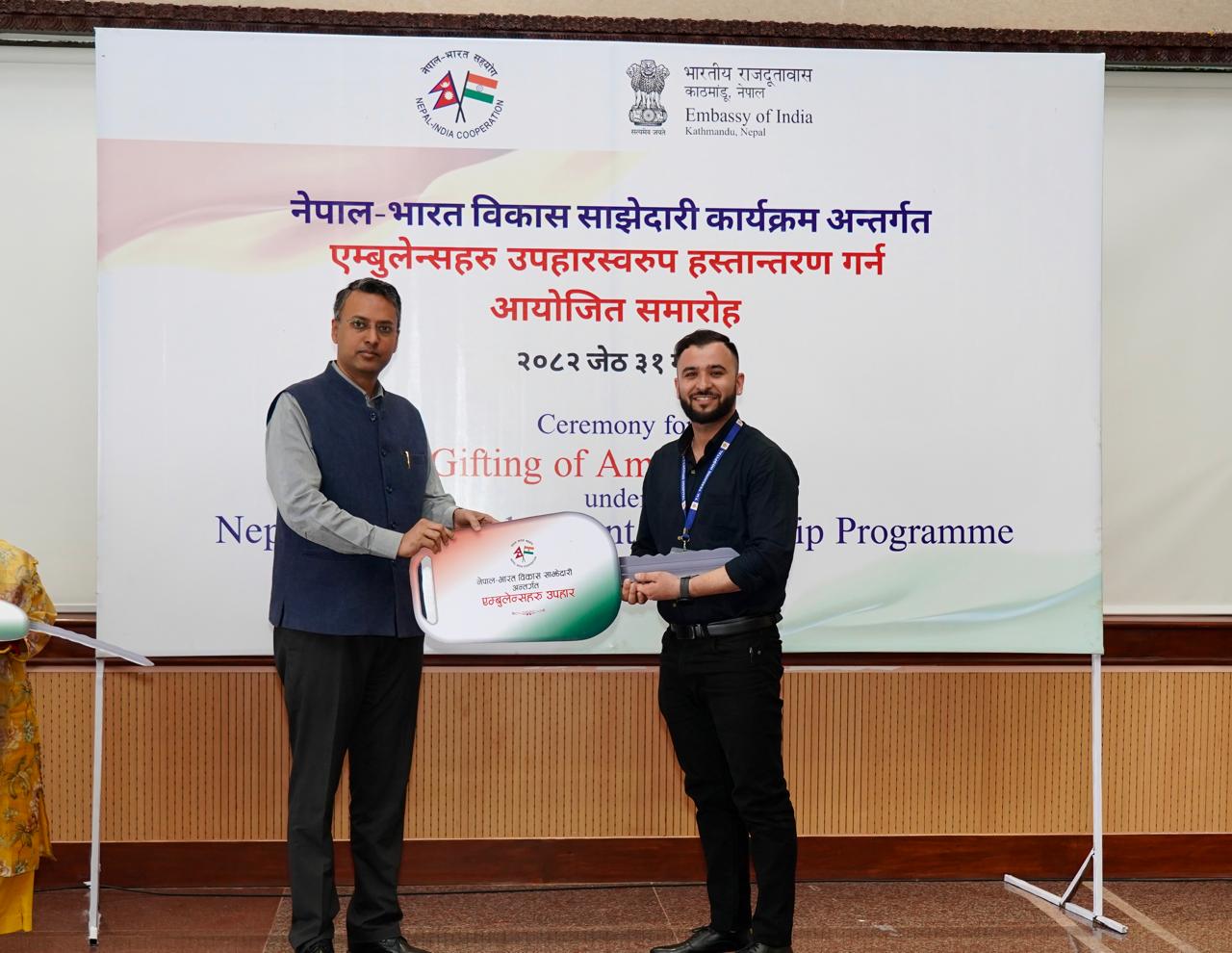 India Gifts 40 Ambulances to Nepal in Latest Healthcare Support Drive