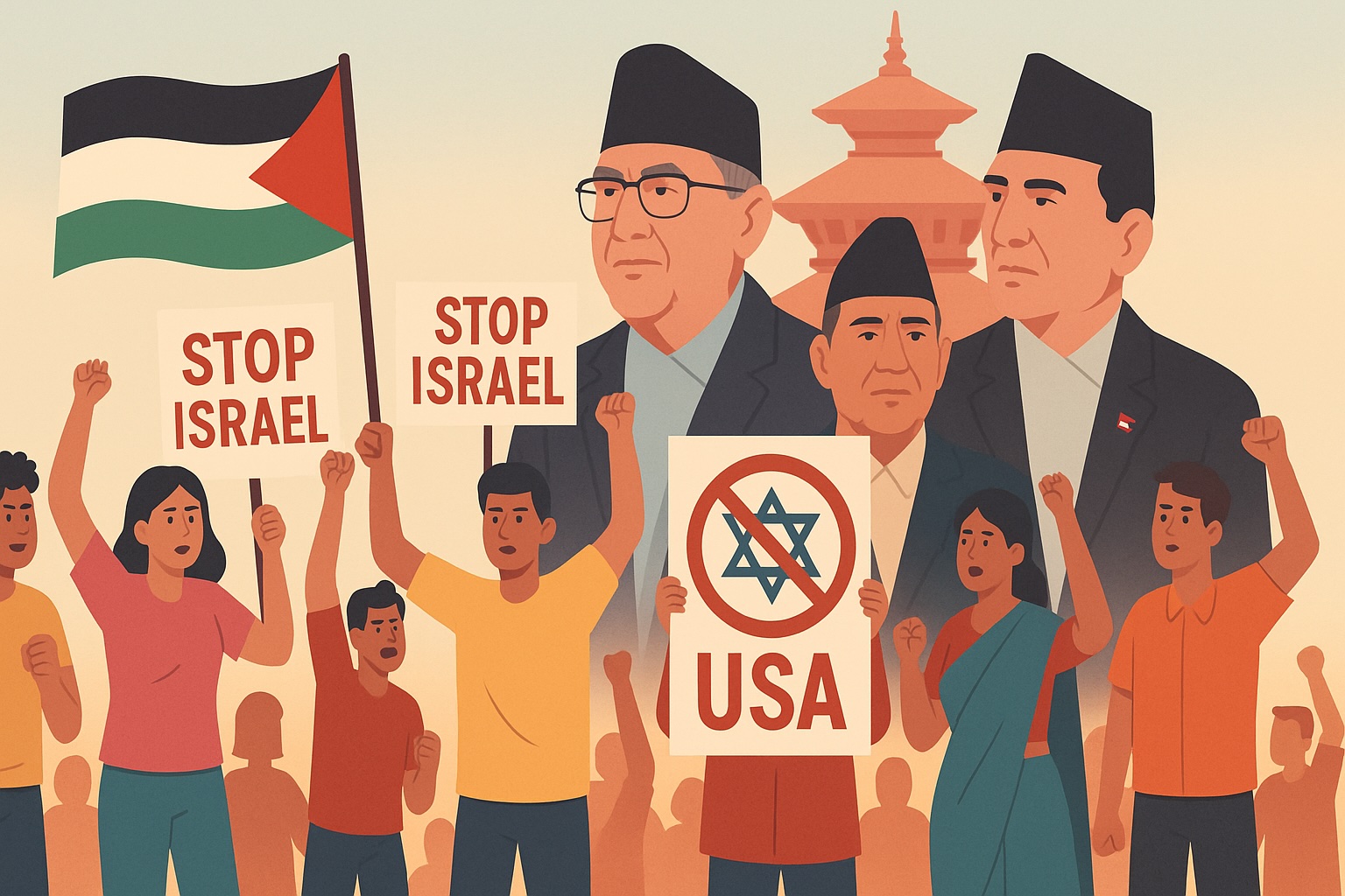 Anti-Israel Protests Shake Kathmandu Amid Shifting Political Currents in Nepal