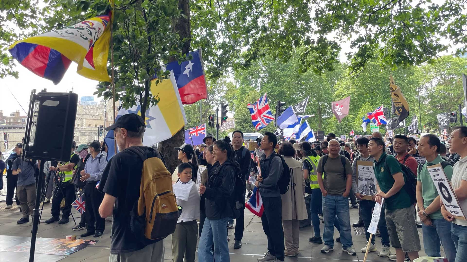 GATPM joins protest to stop China’s mega-embassy in London: “Defend Britain from Beijing’s influence”