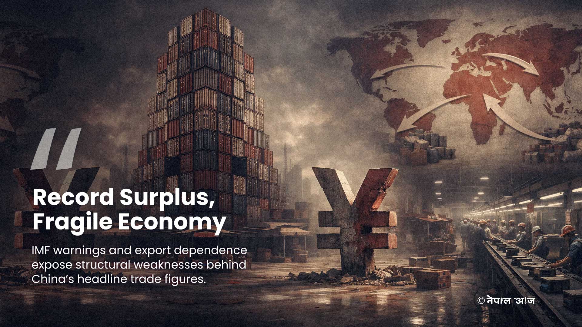 Record trade surplus hides the story of imbalance in Chinese economy