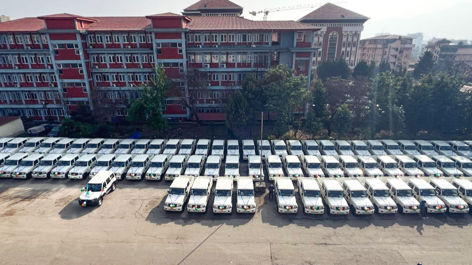 India Hands Over Second Batch of Election Vehicles to Nepal