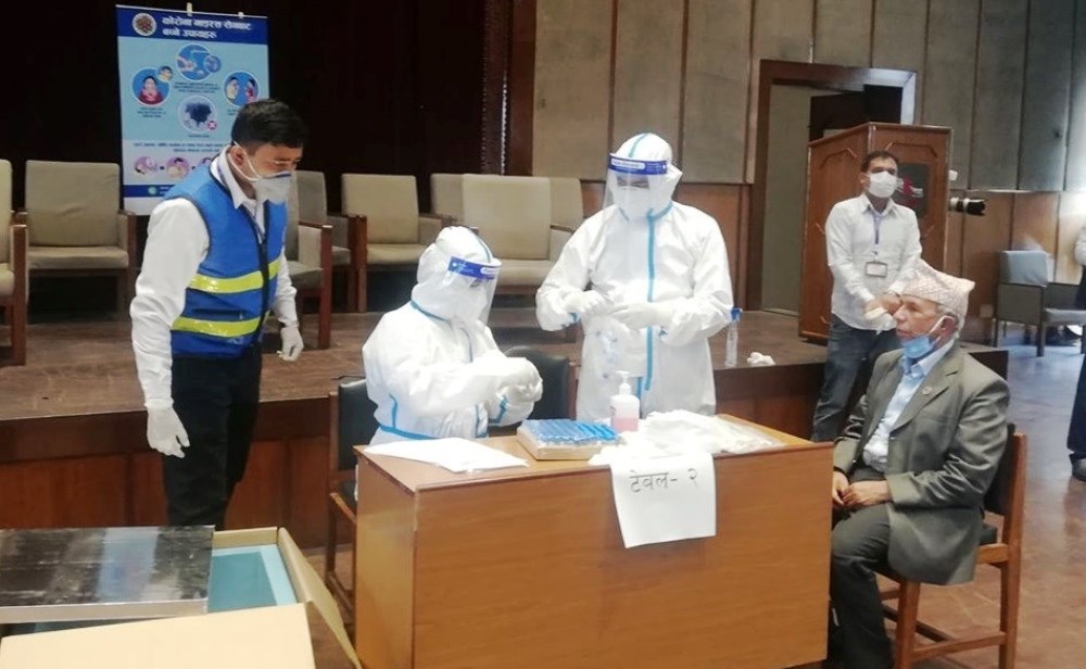 आज सांसदहरुको पीसीआर परीक्षण हुँदै